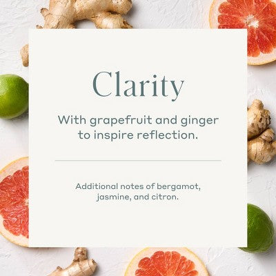 2-Wick Ceramic Jar Candle with Lid Clarity 7.5oz - Casaluna