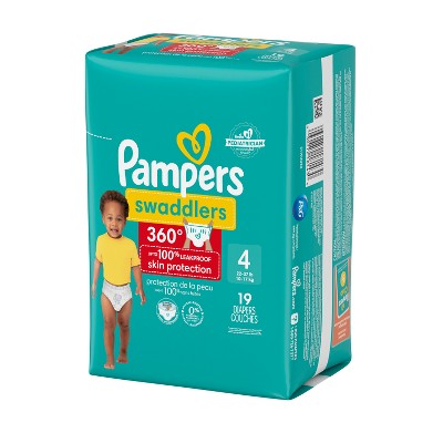 Pampers Swaddlers 360 Disposable Diapers - Size 4 - 19ct