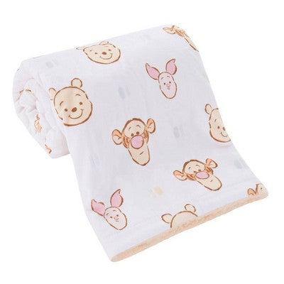 Disney Winnie the Pooh Sweet Hugs Baby Blanket