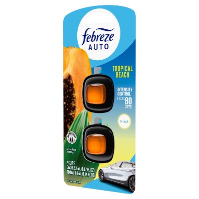 2ct Febreze Auto Tropical Beach