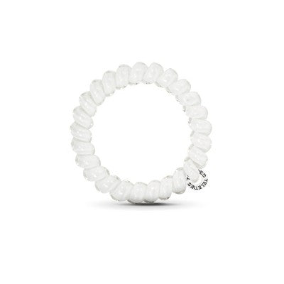 TELETIES Large Hair Ties - 3pc - Coconut White