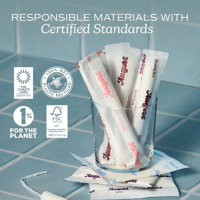 Its August Organic Regular Tampons - 16ct
