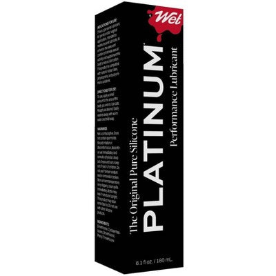 Wet Platinum Pure Silicone Lubricant - 6.1oz