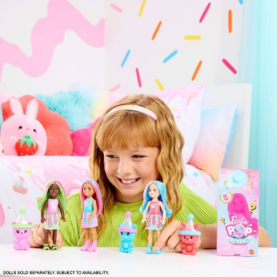 Barbie Chelsea Pop Reveal 5.5" Shakes Series Doll with Scent & Color Change