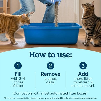 Fresh Step Odor Shield Multi-Cat Clumping Cat Litter - Gain Scented - 22lbs (LOCAL PICKUP ONLY)