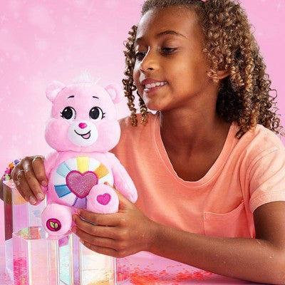 Care Bears Fun Size Sparkle Plush Hopeful Heart Bear