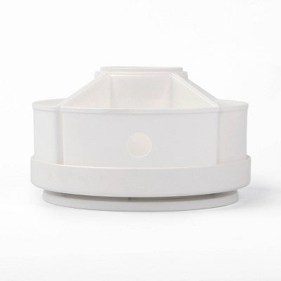Rotating Caddy White - Bullseye's Playground