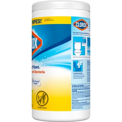 Clorox Lemon Disinfecting Wipes - 100ct