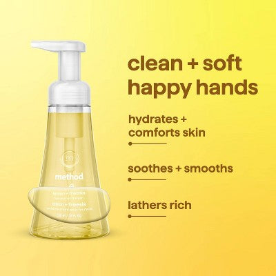 Method Foaming Hand Wash - Lemon + Freesia - 10 fl oz: Paraben-Free, Phthalate-Free, Animal By-Product-Free