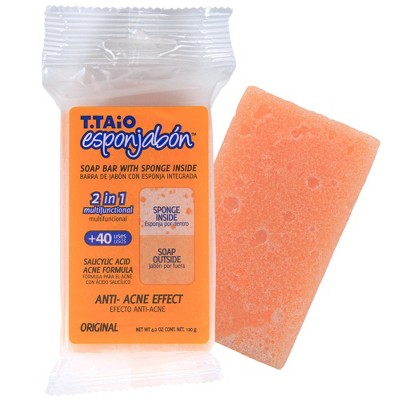 T.Taio Esponjabon Anti-Acne Bar Soap - 4.2oz