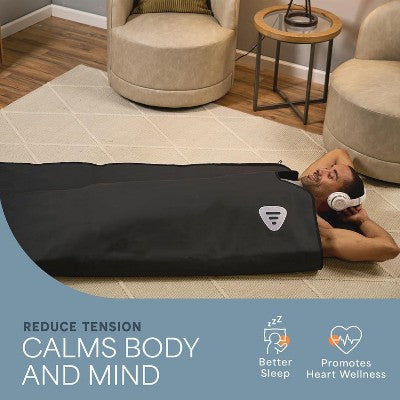 Lifepro RejuvaWrap Infrared Sauna Blanket Portable Far Infrared Sauna for Detox, Relaxation, Tension Relief & Muscle Recovery