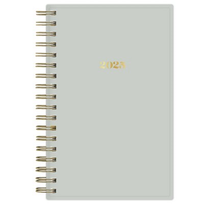 The Everygirl Planner 2025 Weekly/Monthly Planner 6.3"x4.33" Wirebound Solid Soft Sage: Adult Stationery, Calendar, Tabs