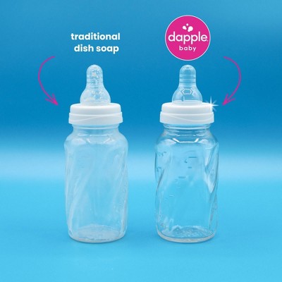 Dapple Bottle & Dish Soap - Fragrance Free - 3 fl oz: Hypoallergenic, Paraben-Free, Sulfate-Free, Dye-Free