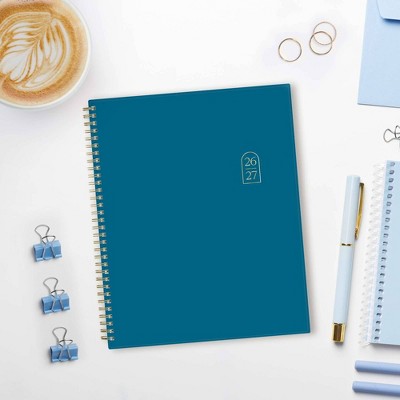 Rhi James for Blue Sky Weekly/Monthly Planner 15 Month Wirebound 8.5"x11" Solid - Indigo