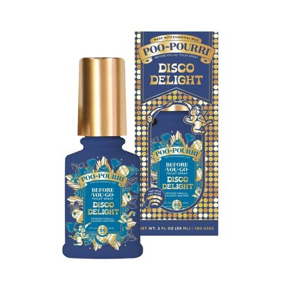 Poo-Pourri Limited Edition Holiday 2025 Disco Delight Toilet Spray 2 fl oz