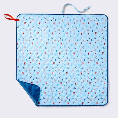 39.5"x39.5" Outdoor Blanket Americana - Cloud Island