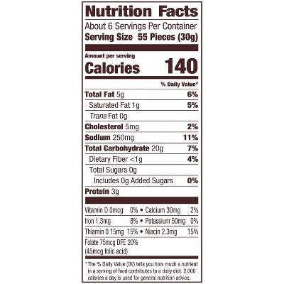 Goldfish Cheddar Cheese Crackers Bag - 6.6oz: No Artificial Preservatives, No High Fructose Corn Syrup, Oven Baked