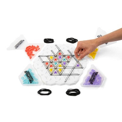 Triangle Takeover by What Do You Meme?: Creative Thinking Board Game for 2+ Players - Includes Tray, Tokens & More