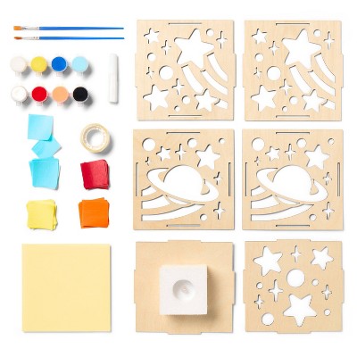 Space Lantern Decoupage and Painting Craft Kit- Mondo Llama