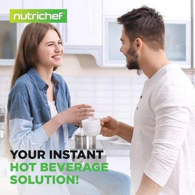 NutriChef 5 Liter Electric Water Boiler & Warmer - Digital Hot Pot Water Kettle with 5 Temperature Settings and Safety Lock (LOCAL PICKUP ONLY)