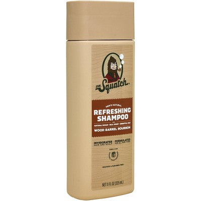 DR. SQUATCH Shampoo - Wood Barrel Bourbon - 11 fl oz