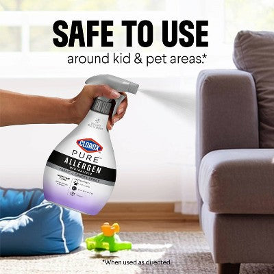 Clorox PURE Allergen Neutralizer Fabric & Carpet Spray Air Fresheners Nighttime Calm - 26oz
