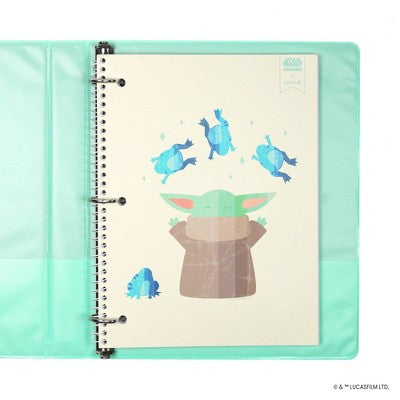 Yoobi 1 Subject Notebooks 8"x10.5" College Ruled with Pen Grogu Frog Force