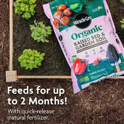 Miracle-Gro Organic Raised Bed & Garden 54.77lbs Potting Soil (LOCAL PICKUP ONLY)
