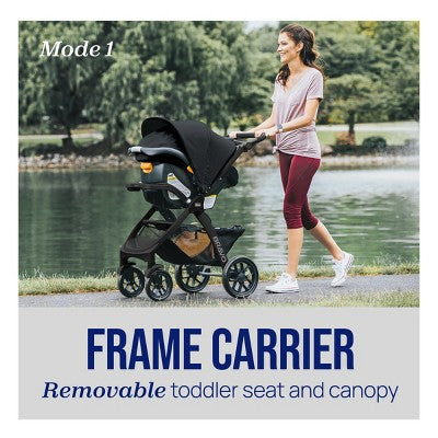 Chicco Bravo 3-in-1 Quick-Fold Trio Travel System - Ombra: 48.3 lbs, 35.2 Inches Depth, 42.7 Inches Height (LOCAL PICKUP ONLY)