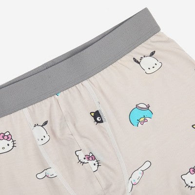 Men's Sanrio Boxer Briefs - Gray L