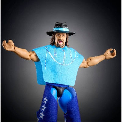 WWE Elite Legends Terry Funk Action Figure & Accessories, Series 27 6-inch Collectible Set