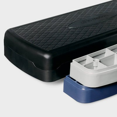 Adjustable 7.6" Step Deck - All In Motion: Polypropylene, 300lb Capacity, Total Body Workout (LOCAL PICKUP ONLY)