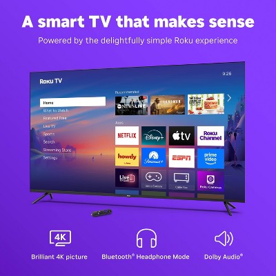 Roku 55" Select Series 4K HDR Smart Roku TV with Roku TV Remote (LOCAL PICKUP ONLY)
