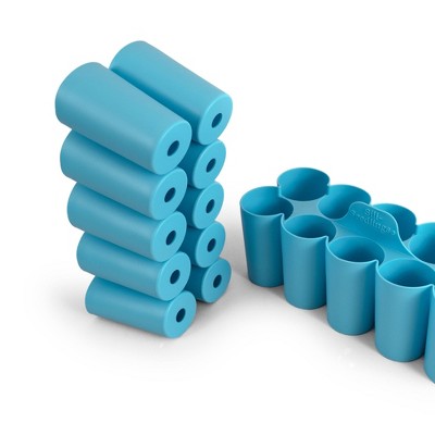Sili-Seedlings 2pk 10 cell Seed Starter Silicone Outdoor Planter Opal Blue