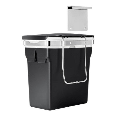 simplehuman 10L Under Cabinet Kitchen Trash Can Hanging or Mounted Garbage Can