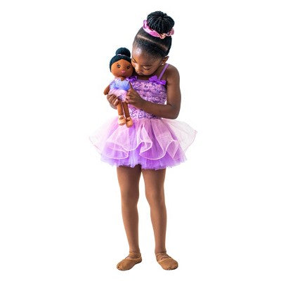 Beautiful Curly Me 14'' Imara Ballerina with Braids Plush Doll