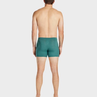 Pair of Thieves Men's Quick Dry Cotton Boxer Briefs 3pk - Green XL: Mid Rise, Full Waistband Elastic, Machine Washable