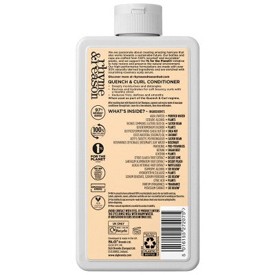 Rhyme & Reason Quench & Curl Conditioner - 12 fl oz