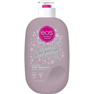 eos Holiday Body Lotion - Caramel Cashmere - 16 fl oz: Moisturizing, Whole Body, Bottle, Normal & Dry Skin