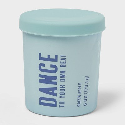 Dance Candle Green Apple 6oz - Room Essentials