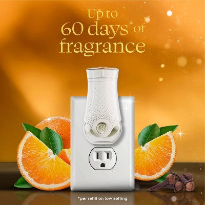 Glade Air Freshener Plug Ins Oil Diffuser Refills - Orange Zest & Clove - 2pk