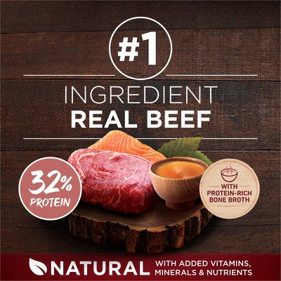 Purina ONE SmartBlend True Instinct High Protein Natural Real Beef & Salmon Flavor Dry Dog Food - 15lbs (LOCAL PICKUP ONLY)