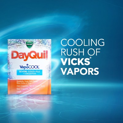 Vicks DayQuil Severe VapoCOOL Cold & Flu Medicine Caplets - 24ct