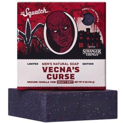 DR. SQUATCH Stranger Things Men's All Natural Bar Soap - Venca's Curse - 5oz