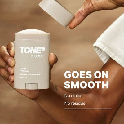 TONE Solid Deodorant - Coconut - Aluminum-Free 2.7oz