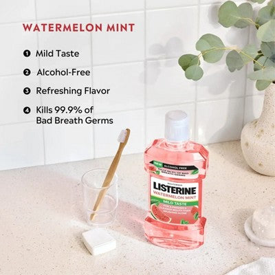 Listerine Watermelon Mint Mouthwash - 500ml