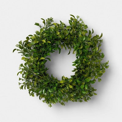 12" Mini Boxwood Wreath - Room Essentials