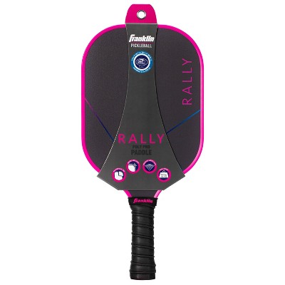Franklin Sports 15.7'' Rove Traditional Pickleball Paddle - Pink/Purple: Fiberglass Core