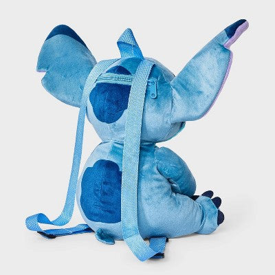 Girls' Lilo & Stitch Plush Backpack - Blue