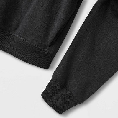 Women's Fleece Sweatshirt - All In Motion Black XL Lightweight